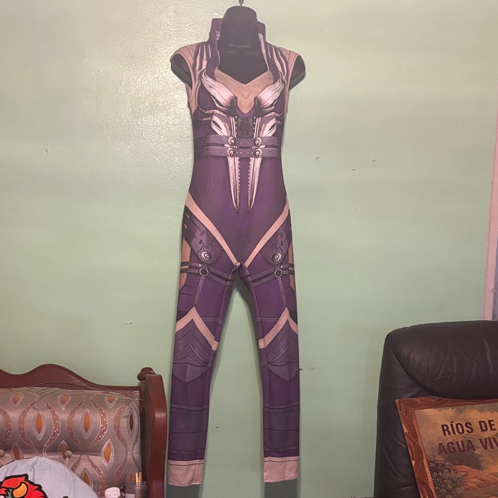 Women's Purple Jumpsuit Sindel Cosplay